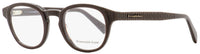 Ermenegildo Zegna Rectangular Eyeglasses EZ5108 050 Dark Brown 48mm 5108 Dark Brown