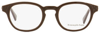 Ermenegildo Zegna Rectangular Eyeglasses EZ5108 050 Dark Brown 48mm 5108