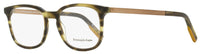 Ermenegildo Zegna Rectangular Eyeglasses EZ5143 055 Striped Brown/Bronze 53mm 5143 Striped Brown Bronze