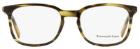 Ermenegildo Zegna Rectangular Eyeglasses EZ5143 055 Striped Brown/Bronze 53mm 5143