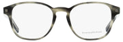 Ermenegildo Zegna Square Eyeglasses EZ5169 020 Gray Striped 52mm 5169