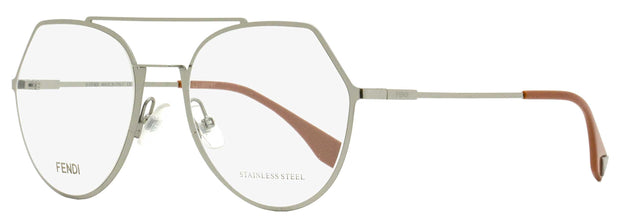 Fendi Oval Eyeglasses FF0329 6LB Ruthenium 53mm 329
