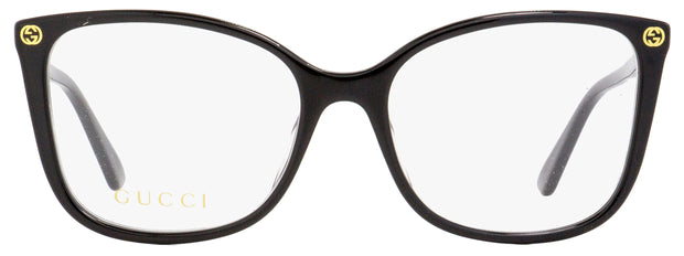 Gucci Butterfly Eyeglasses GG0026O 001 Black 53mm 0026