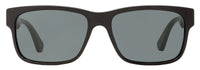 Gucci Rectangular Sunglasses GG0340S 006 Black/Green/Red 58mm 340