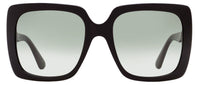 Gucci Crystal Logo Sunglasses GG0418S 001 Black 54mm 418