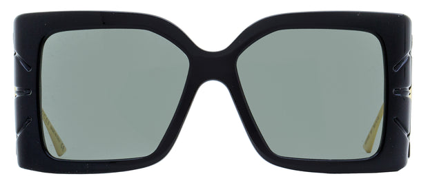 Gucci Leaf Motif Sunglasses GG0535S 001 Black/Gold 56mm 535