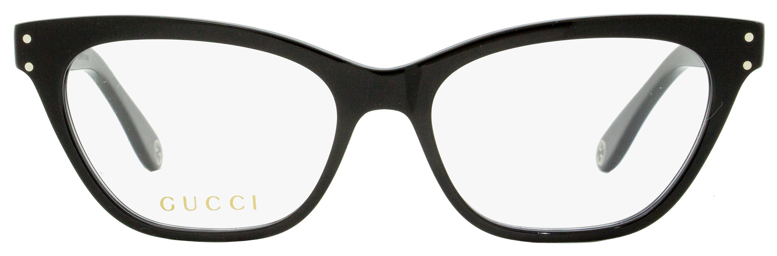 Gucci Cateye Eyeglasses GG0570O 005 Black 52mm 0570