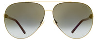 Jimmy Choo Aviator Sunglasses Gray/S RHLFQ Gold/Black 63mm