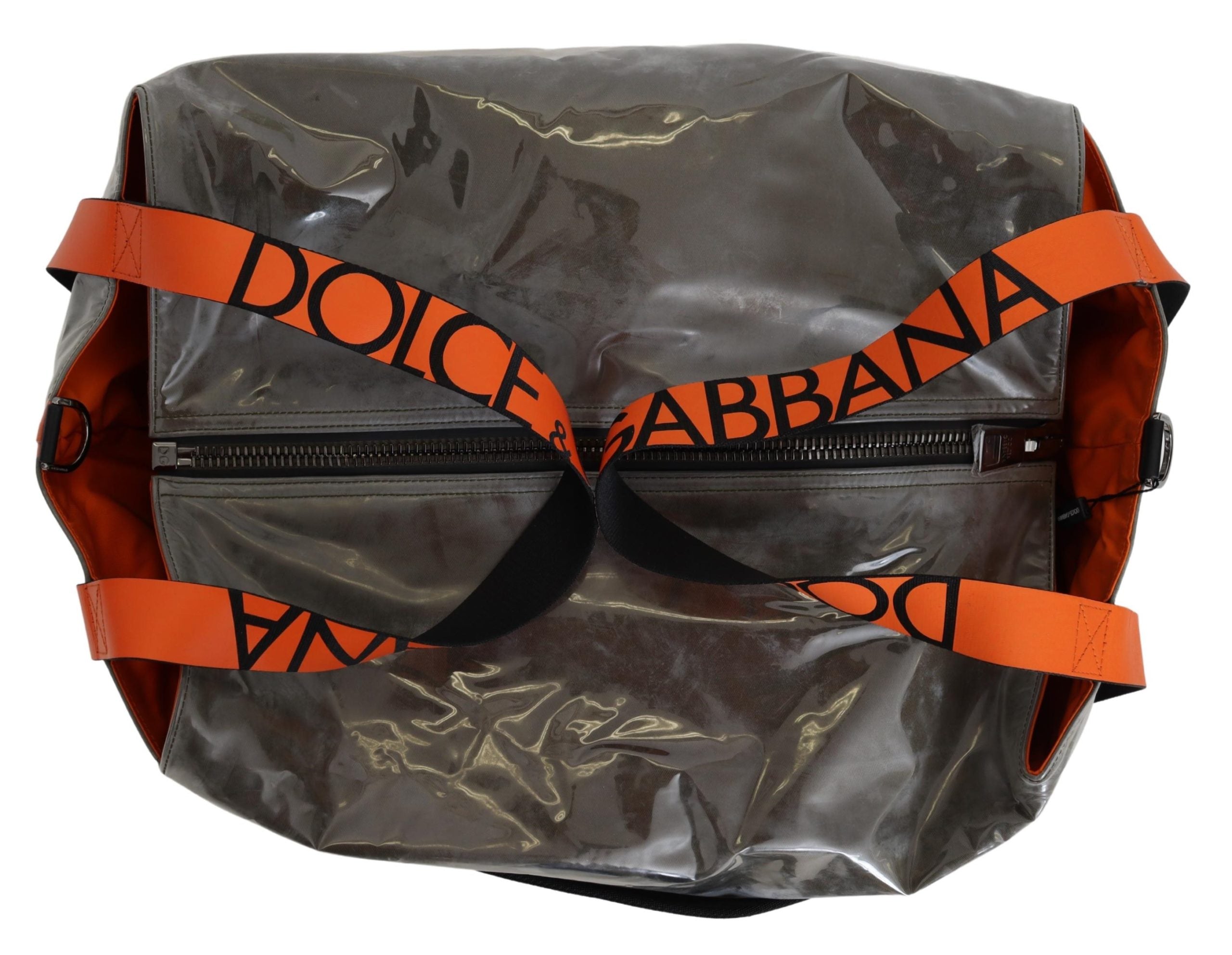 Dolce & Gabbana Cotton Men Large Fabric Green Shopping Tote Men's Bag