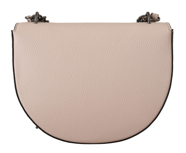 Karl Lagerfeld Light Pink Mauve Leather Shoulder Women's Bag