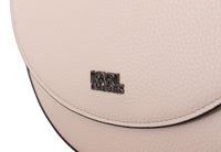 Karl Lagerfeld Light Pink Mauve Leather Shoulder Women's Bag