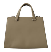 Karl Lagerfeld Sage Green Leather Tote Women's Bag