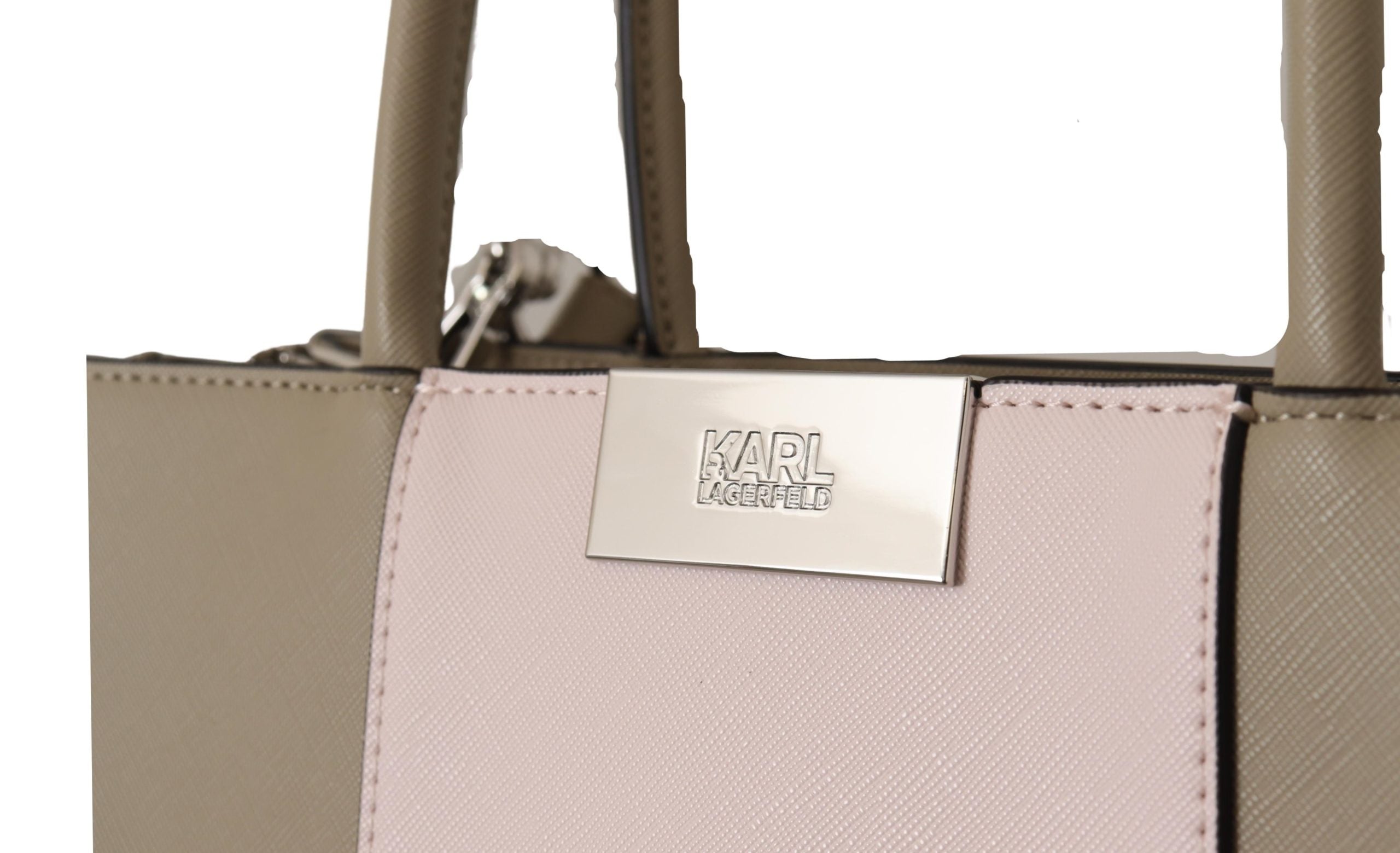 Karl Lagerfeld Sage Green Polyurethane Tote Shoulder Women's Bag5