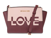 Michael Kors Bordeaux SELMA Leather Shoulder Women's Bag