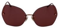 Dolce & Gabbana Red Gold DG2204 Butterfly Logo Women Eyewear Women's Sunglasses1