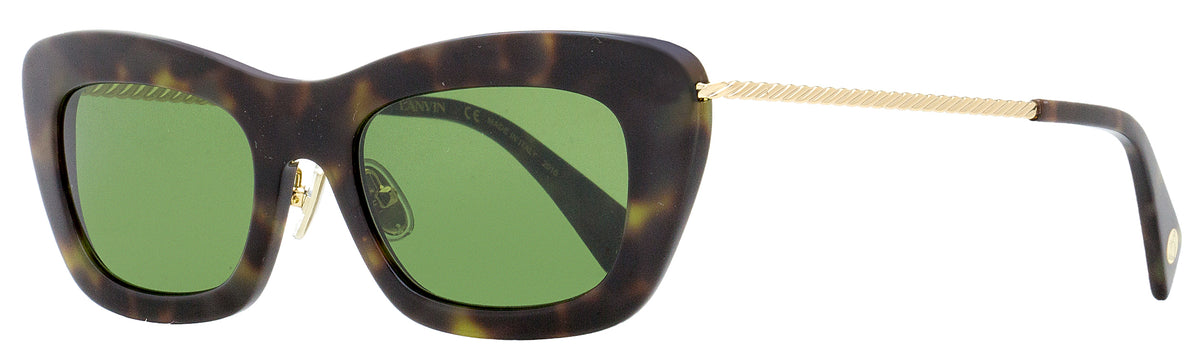 Lanvin Babe Sunglasses LNV608S 317 Dark Havana/Gold 51mm Dark Havana Gold