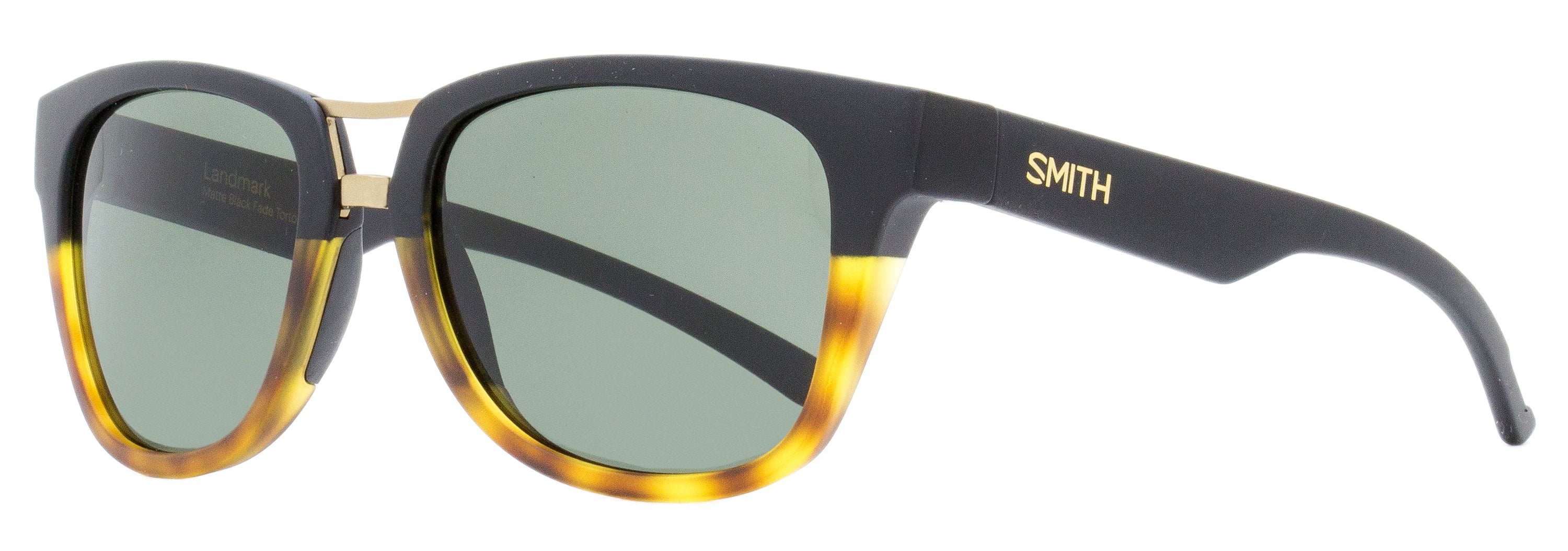 Smith Carbonic Sunglasses Landmark GVSPX Matte Black/Tortoise 53mm Matte Black Tortoise