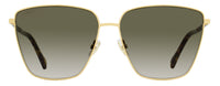 Jimmy Choo Square Lavi Sunglasses 06JHA Gold/Havana 60mm