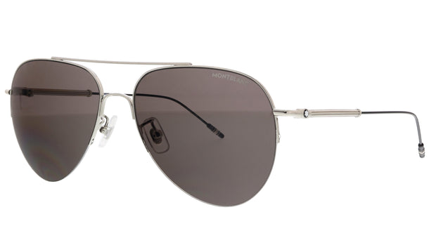 Montblanc Silver Aviator MB0037S-001 Sunglasses