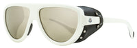 Moncler Pilot Sunglasses ML0089 21C White/Black 57mm 0089 White Black