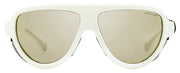 Moncler Pilot Sunglasses ML0089 21C White/Black 57mm 0089