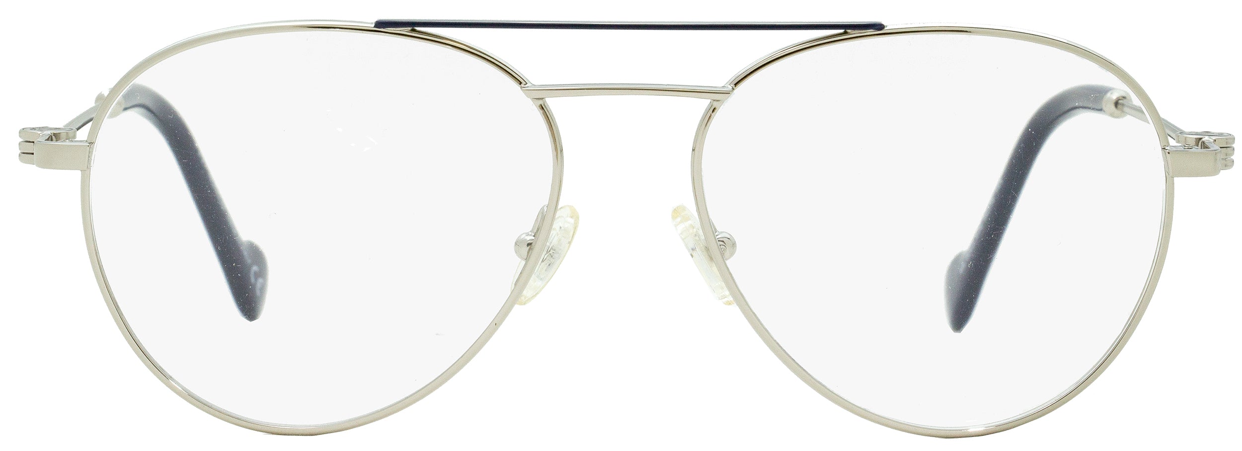 Moncler Oval Eyeglasses ML5023 016 Palladium/Dark Blue 54mm 5023
