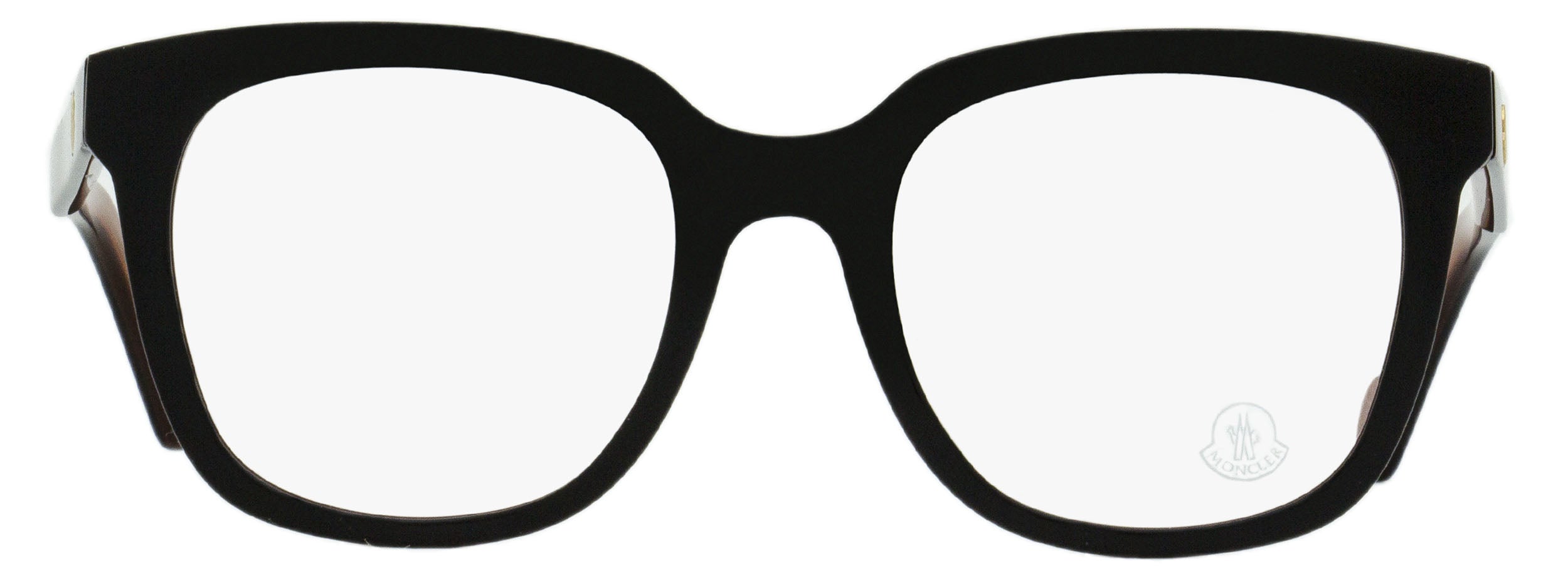 Moncler Square Eyeglasses ML5098 005 Black/Brown 51mm 50982