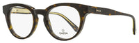 Omega Pantos Eyeglasses OM5003H 052 Dark Havana/Crystal 52mm 5003 Dark Havana Crystal