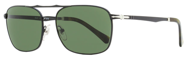 Persol Rectangular Sunglasses PO2454S 1078/31 Matte Black 60mm 2454