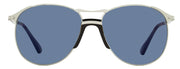 Persol Aviator Sunglasses PO2649S 51856 Silver/Black 55mm 2649