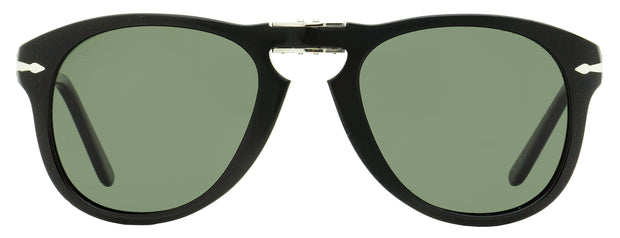 Persol Classic Folding Sunglasses PO0714 95/58 Black Polarized 52mm
