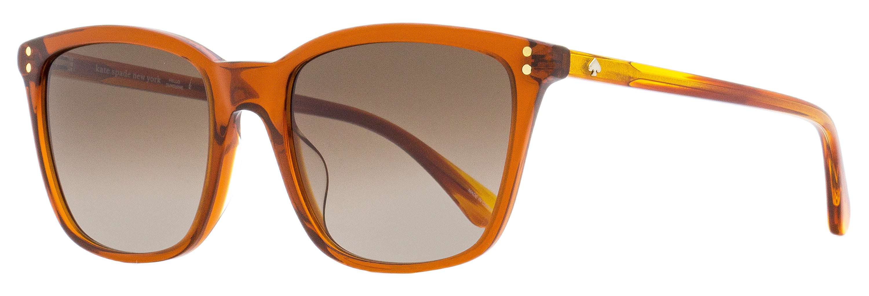 Kate Spade Square Sunglasses Pavia 09QHA Brown 55mm Brown