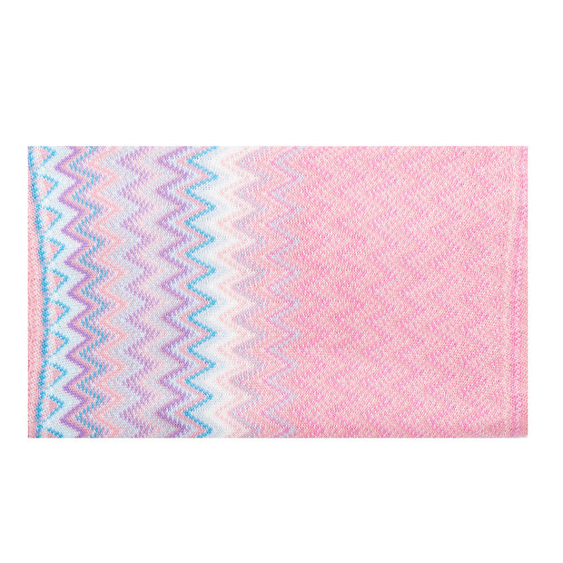 Missoni Women's Cotton Zig-Zag Scarf Shawl Sarong Wrap Pink