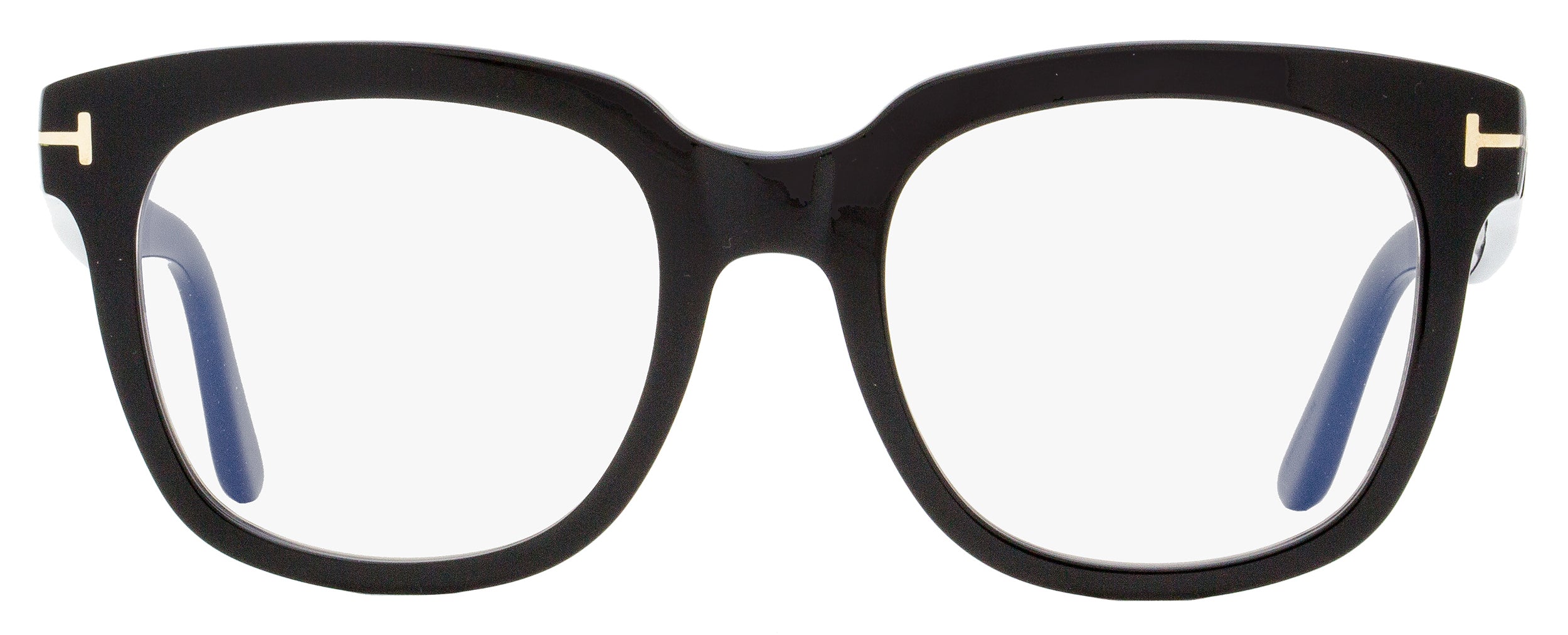 Tom Ford Blue Block Eyeglasses TF5537B 001 Black 52mm FT5537