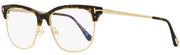 Tom Ford Blue Block Eyeglasses TF5546B 052 Havana/Gold 52mm FT5546