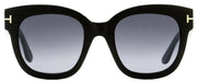 Tom Ford Square Sunglasses TF613 Beatrix-02 01C Black 52mm FT0613