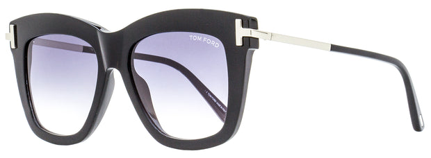 Tom Ford Square Sunglasses TF822 Dasha 01B Black/Palladium 56mm FT0822