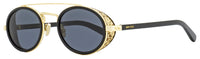 Jimmy Choo Oval Sunglasses Tonie/S 2M2IR Black/Gold 51mm Black Gold