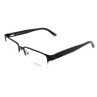 VE 1184 1261 Unisex Rectangle Eyeglasses Matte Black