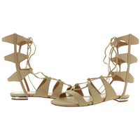 Erlina Womens Strappy Lace Up Gladiator Sandals