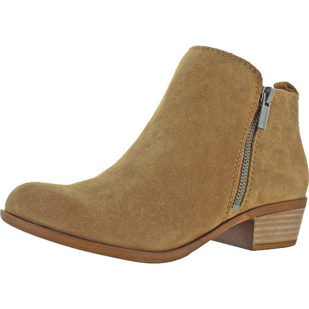 Lucky Brand Womens Basel Solid Booties Ankle Boots