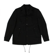 TIM COPPENS Black Cotton Virgin Wool Coach Jacket