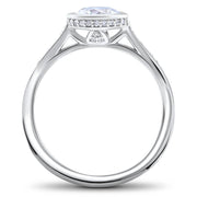 1/4 ct Lab Grown Diamond Aria Engagement Ring Setting & Matching Wedding Band