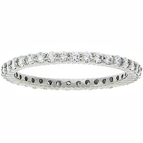 1/2Ct Diamond Eternity Ring Available in 14K White, Yellow, Or Rose Gold