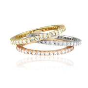 1/2Ct Diamond Eternity Ring Available in 14K White, Yellow, Or Rose Gold