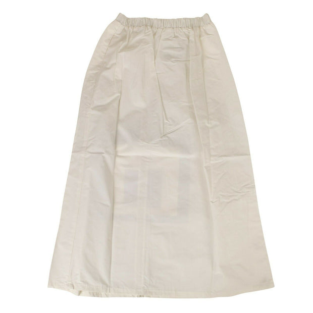 A-COLD-WALL* White Cotton Snap Midi Skirt