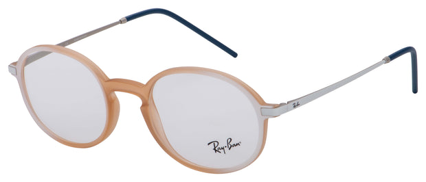 Ray-Ban Unisex RX7153-5791-52 Fashion 52mm Light Brown;White Opticals