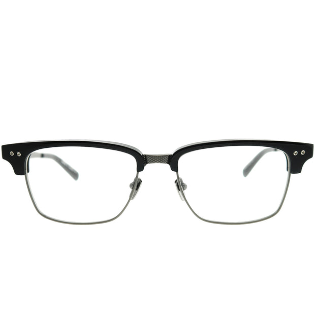 Statesman Three DRX-2064-A-BLK-SLV-55 Unisex Rectangle Eyeglasses