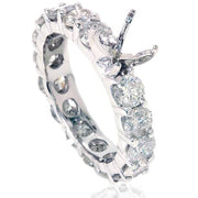 4ct HUGE Real Diamond Eternity Ring Setting Mount