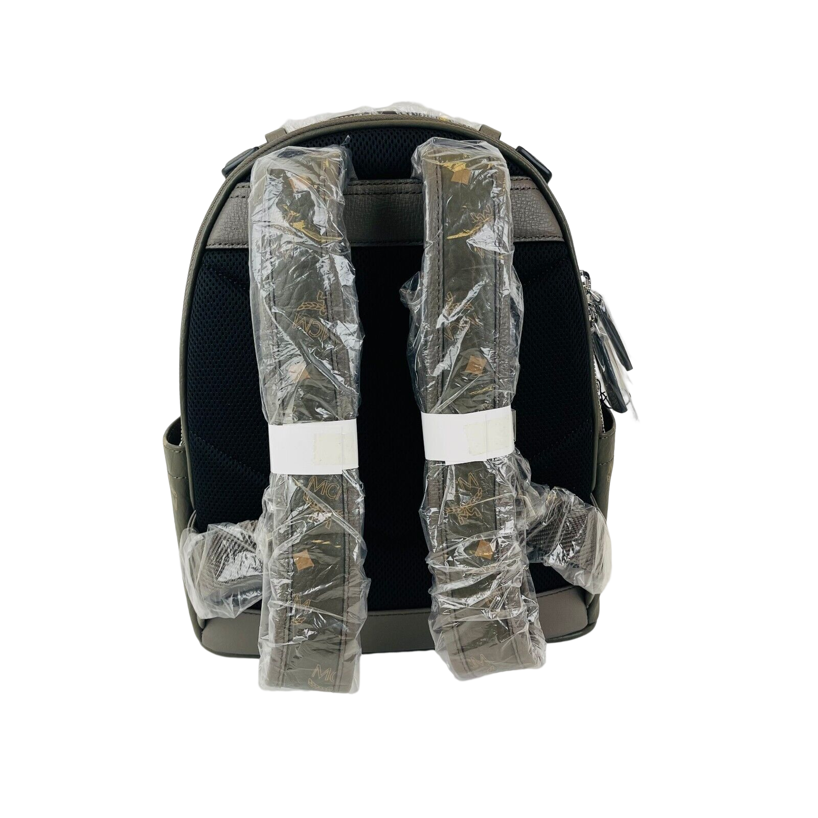 MCM Men Green Sea Turtle Visetos Coated Canvas Small Backpack MMKCAVE04JH0014